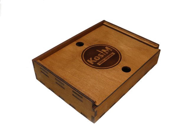 Дерев'яна коробка для зберігання точильного каміння на бланках для 6 штук