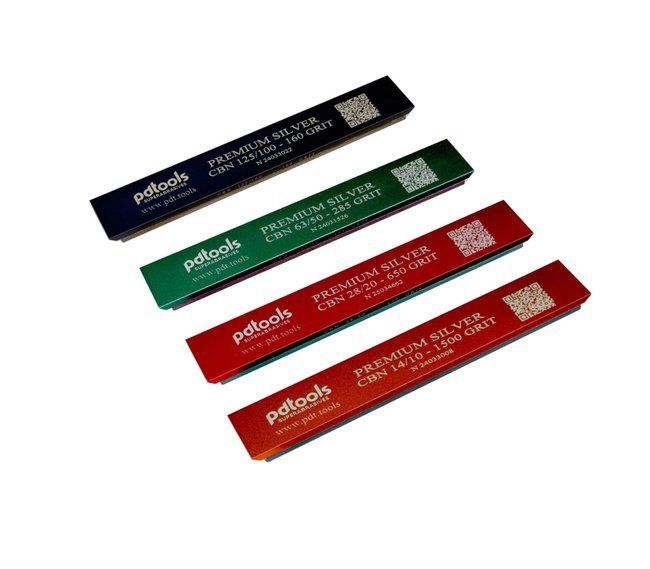 PDT Tools Premium Silver series CBN bar set 4 pcs.