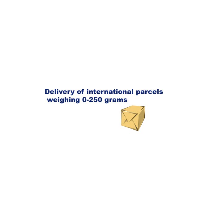 Delivery of parcels weighing 0-250 grams
