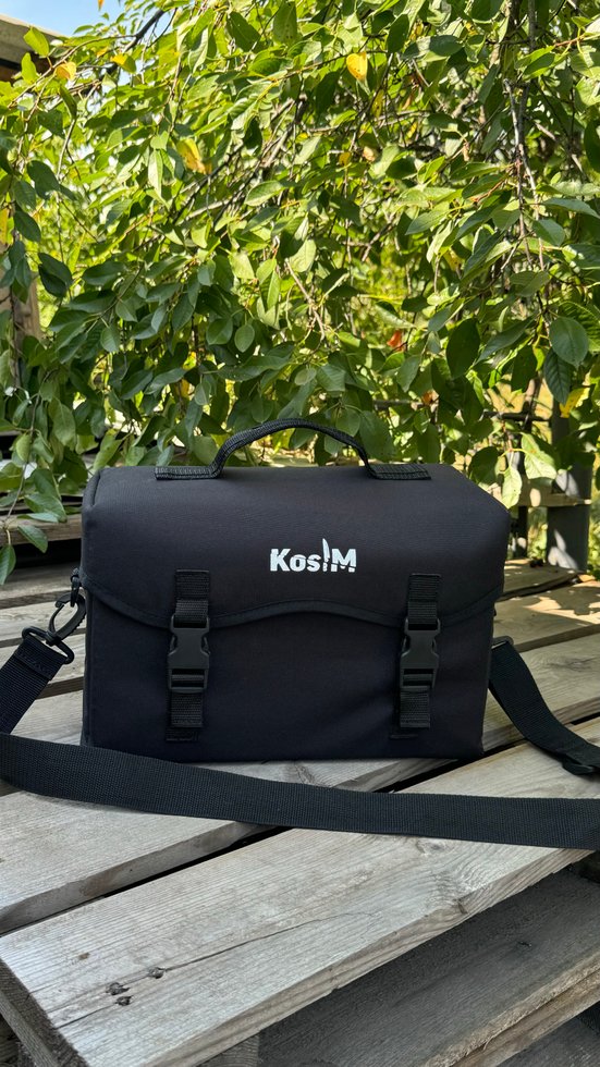 Bag for storing and transporting the KosiM sharpener and accessories